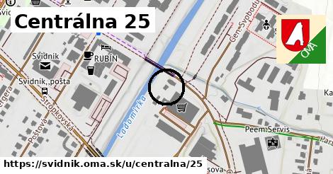 Centrálna 25, Svidník