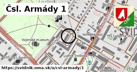 Čsl. Armády 1, Svidník