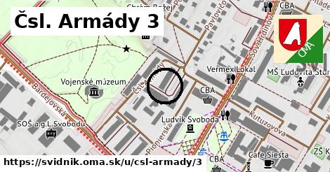 Čsl. Armády 3, Svidník