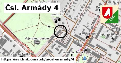 Čsl. Armády 4, Svidník