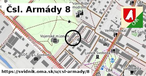 Čsl. Armády 8, Svidník