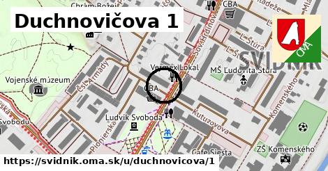 Duchnovičova 1, Svidník