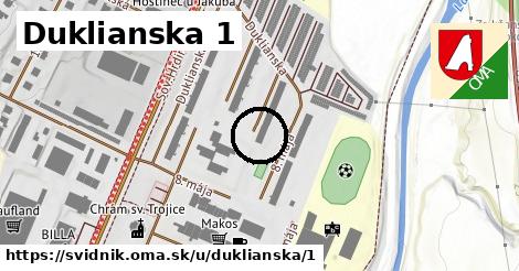 Duklianska 1, Svidník