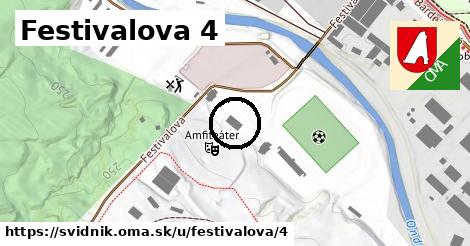 Festivalova 4, Svidník