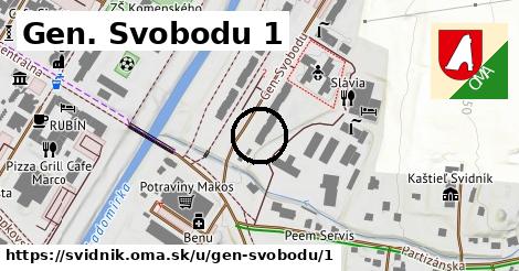 Gen. Svobodu 1, Svidník