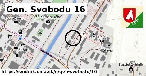 Gen. Svobodu 16, Svidník