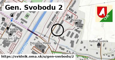 Gen. Svobodu 2, Svidník