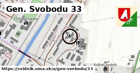 Gen. Svobodu 33, Svidník