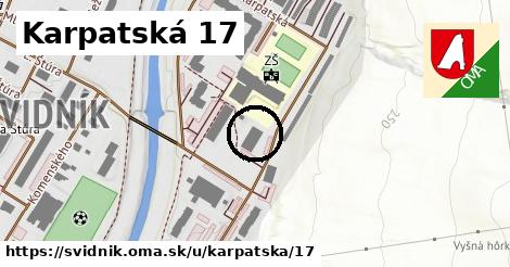 Karpatská 17, Svidník