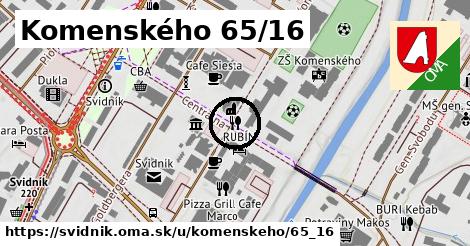 Komenského 65/16, Svidník