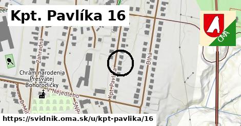 Kpt. Pavlíka 16, Svidník