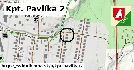 Kpt. Pavlíka 2, Svidník