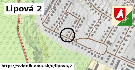 Lipová 2, Svidník