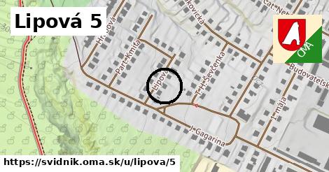 Lipová 5, Svidník