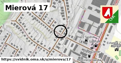 Mierová 17, Svidník