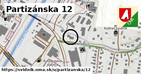 Partizánska 12, Svidník