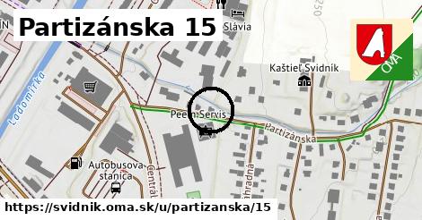 Partizánska 15, Svidník