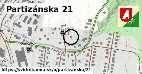 Partizánska 21, Svidník