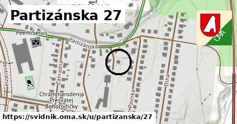 Partizánska 27, Svidník