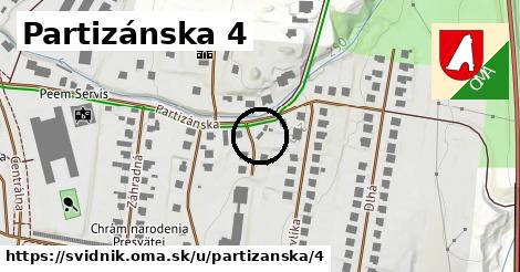 Partizánska 4, Svidník