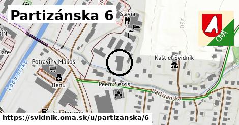 Partizánska 6, Svidník