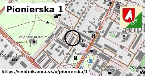 Pionierska 1, Svidník