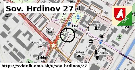 Sov. Hrdinov 27, Svidník