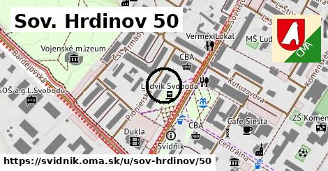 Sov. Hrdinov 50, Svidník