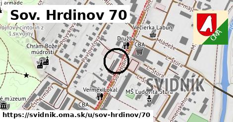 Sov. Hrdinov 70, Svidník