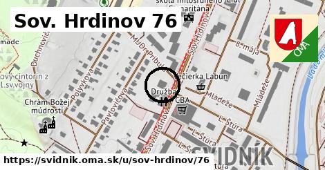 Sov. Hrdinov 76, Svidník