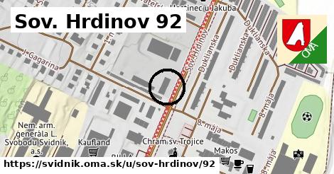 Sov. Hrdinov 92, Svidník