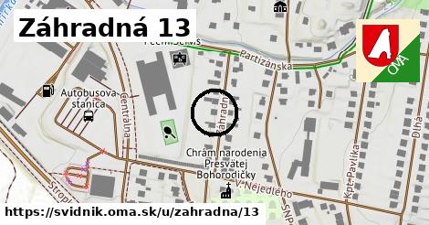 Záhradná 13, Svidník