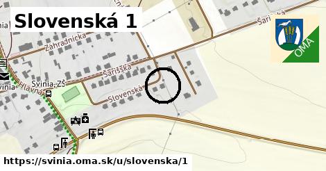 Slovenská 1, Svinia
