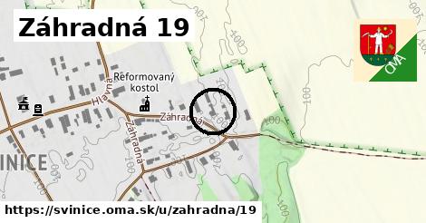 Záhradná 19, Svinice