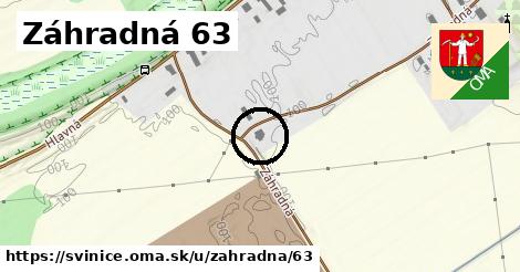 Záhradná 63, Svinice