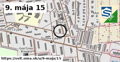 9. mája 15, Svit