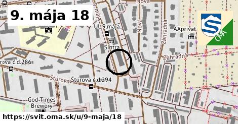 9. mája 18, Svit