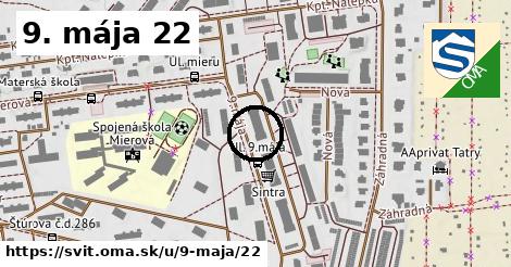 9. mája 22, Svit