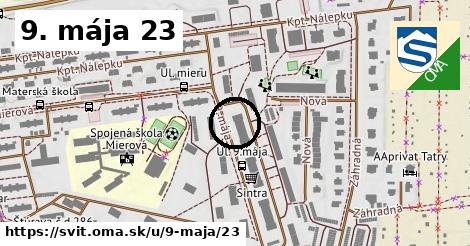 9. mája 23, Svit