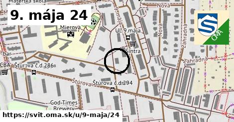 9. mája 24, Svit