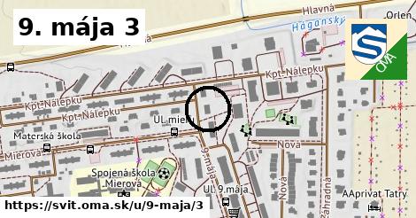 9. mája 3, Svit