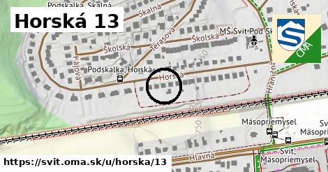 Horská 13, Svit