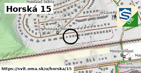 Horská 15, Svit