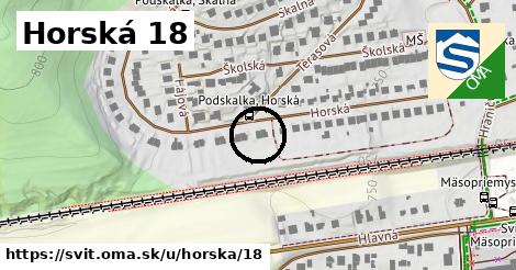 Horská 18, Svit