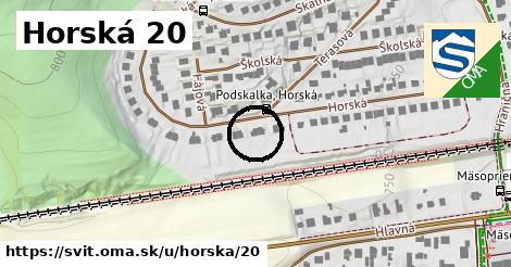 Horská 20, Svit