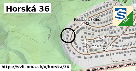 Horská 36, Svit