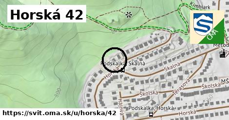 Horská 42, Svit