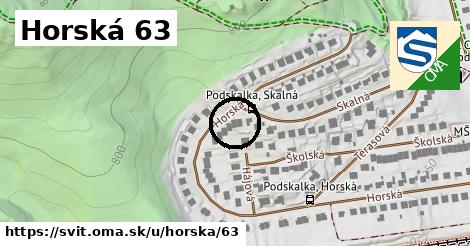 Horská 63, Svit