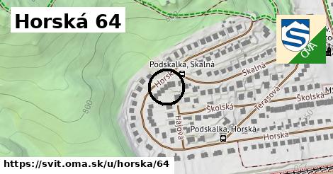 Horská 64, Svit