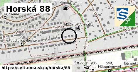 Horská 88, Svit